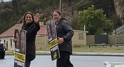 Is a key Jacqui Lambie staffer doing media work for a Lambie Network candidate — on the taxpayers’ money?