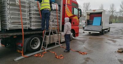 Charity delivers NHS Louisa Jordan beds to Ukraine front line hospitals