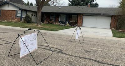 "You're NOT welcome!" Fuming neighbours block road warning Airbnb guests to turn around