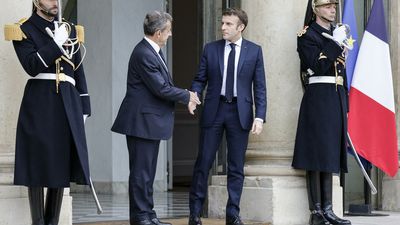 Macron denies striking deal with ex-president Sarkozy for campaign endorsement