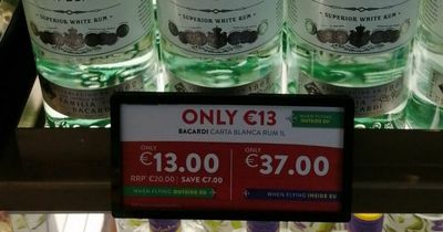 The best duty free booze bargains available at Dublin Airport