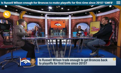 WATCH: GMFB debates if Russell Wilson can take Broncos back to playoffs