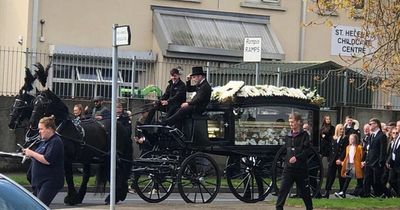 North Dublin gangland shooting victim James Whelan buried in golden coffin