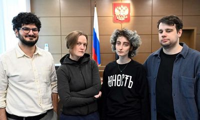 Russian student journalists sentenced to labour over freedom of assembly video