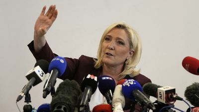 Le Pen tells television viewers she will repair a 'damaged' democratic system