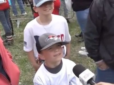 Kid at Trump rally says on TV that he’s excited to see Joe Biden