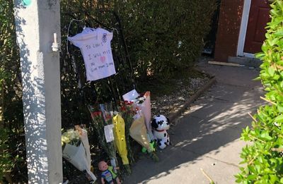 Tributes left at scene of house fire in Lancashire after two children die