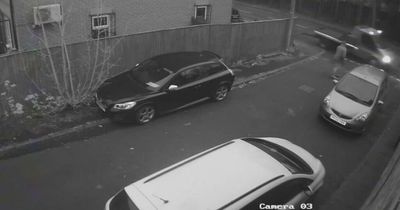 Moment brazen thieves TOW family's £1,000 Honda Jazz from outside Manchester home
