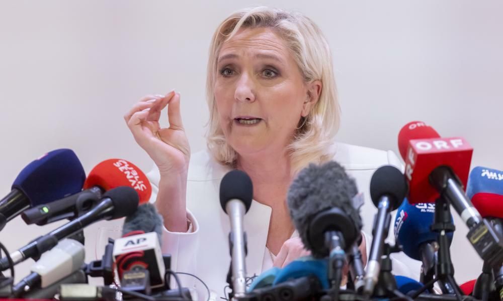 France's Le Pen outlines foreign policy vision, leaving Russia