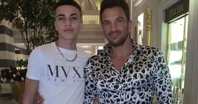 Peter Andre says he's son Junior's manager as teen prepares to crack music industry