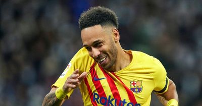 Pierre-Emerick Aubameyang beats Lionel Messi and Luis Suarez to Barcelona milestone