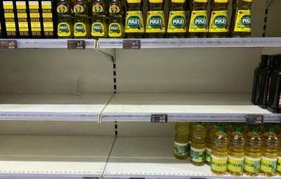 Supermarkets begin rationing cooking oils after shortages caused by war in Ukraine