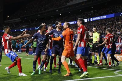 Manchester City keep Atletico Madrid at bay in ill-tempered showdown