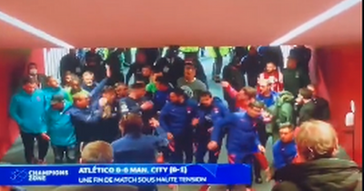 Object thrown in Atletico Madrid and Manchester City fracas as furious Sime Vrsaljko rages in tunnel clip