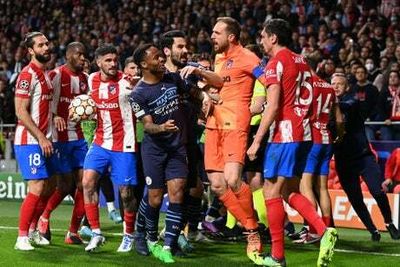 Rio Ferdinand says Atletico Madrid ‘should be embarrassed’ as Man City clash ends in dramatic scenes