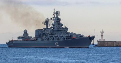 Huge Russian warship BLOWN UP with fears of 300 dead 'after Ukraine missile strike'