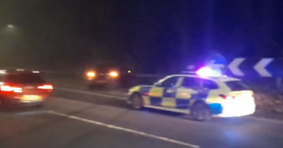 Man arrested for failing to provide breath specimen after crash on M4 junction