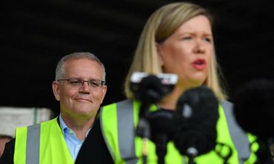 Scott Morrison again blames Labor for Coalition’s failure to deliver federal Icac
