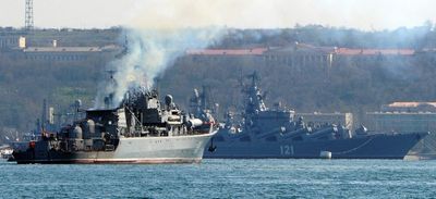 Moskva: Russian warship involved in Snake Island attack burns ‘after missile strike’