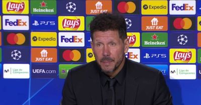 Diego Simeone makes feelings known when asked if Pep Guardiola disrespected him