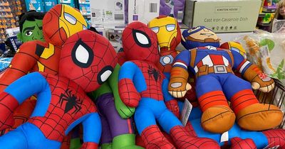 Marvel fans can bag Ironman, Hulk, Spiderman and Captain America toys at Aldi