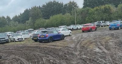 Manchester Airport travellers furious to find their cars trapped in muddy field with keys missing