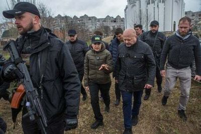 Chief ICC prosecutor Karim Khan says Ukraine is ‘crime scene’ after visit to Bucha