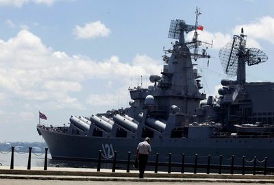Russia says fire on the Moskva missile cruiser is contained