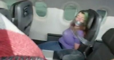 Huge fine for passenger duct-taped to chair after trying to open doors mid-flight