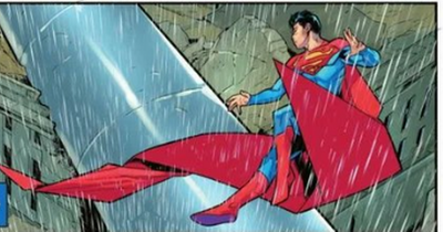 Superman saves the GPO from the Spire falling on it in new DC comic