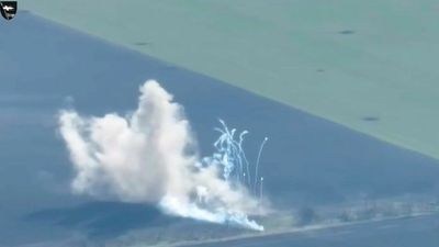 Line Of Fire: Entire Russian Column Destroyed By Drone-Guided Artillery