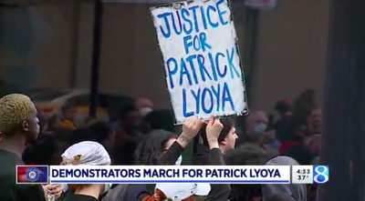 Demonstrators march for Patrick Lyoya after police release video of officer fatally shooting Black man