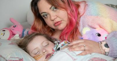 Mum who can't afford heating for dying girl, 7, sobs as strangers donate thousands