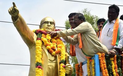 BJP A.P. unit pays tributes to Ambedkar