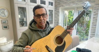 Guitar signed by Aslan's Christy Dignam being auctioned in aid of Ukraine