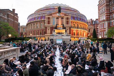 Ramadan: Muslims break fast at ‘historic’ Royal Albert Hall event with Open Iftar