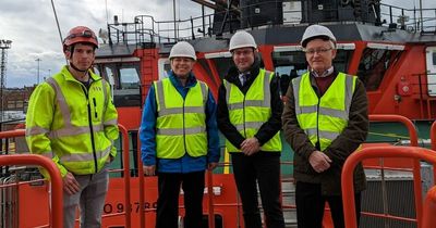 RWE chief underlines long-term Grimsby commitment on MP tour