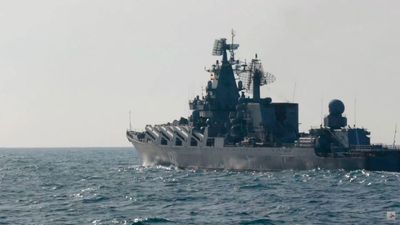 Russian Black Sea flagship Moskva ‘sinks’ after claims of Ukrainian missile strike