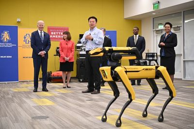 Biden meets robot dog, pitches innovation agenda - Roll Call