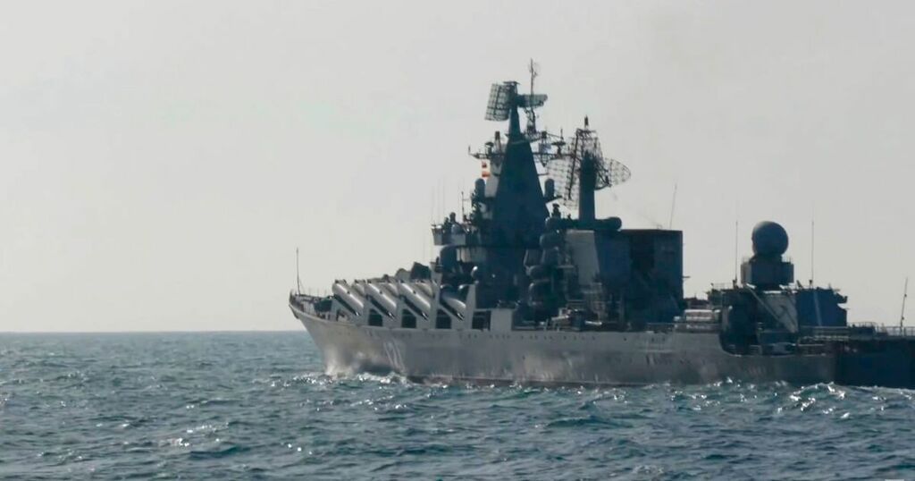 Russian Military's Damaged Black Sea Flagship Sinks…