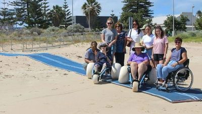 Mobility mats return for good to Champion Bay beach in Geraldton