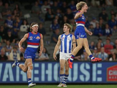 Bulldogs' early ambush stuns North in AFL