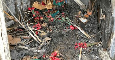 Community 'devastated' after poppies destroyed in suspected arson