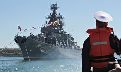 First Thing: Russia’s Black Sea flagship sinks
