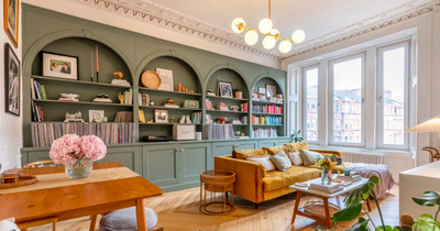 Scotland's Home of the Year judge Kate Spiers' Glasgow flat is up for sale - take a look inside