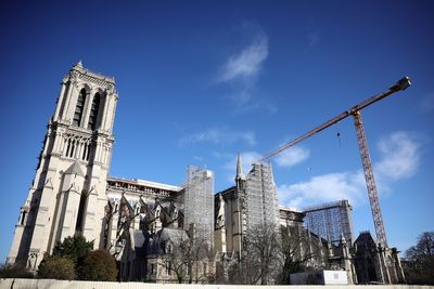 Catholics mark Good Friday outside Notre-Dame three years after fire