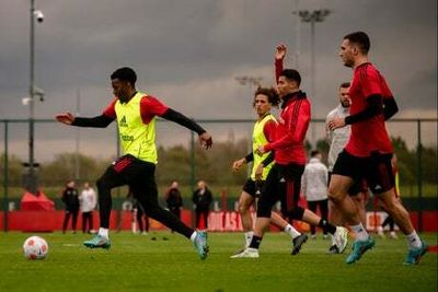Manchester United fans stage anti-Glazer protest outside Carrington training ground