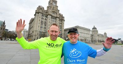 Dad and son finish 'toughest' half marathon 19 days after everyone else