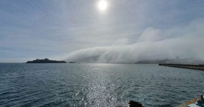 Incredible tsunami fog pictured just moments before engulfing UK town