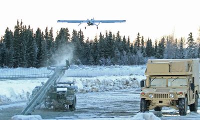 Climate toll on Arctic bases: Sunken runways, damaged roads
